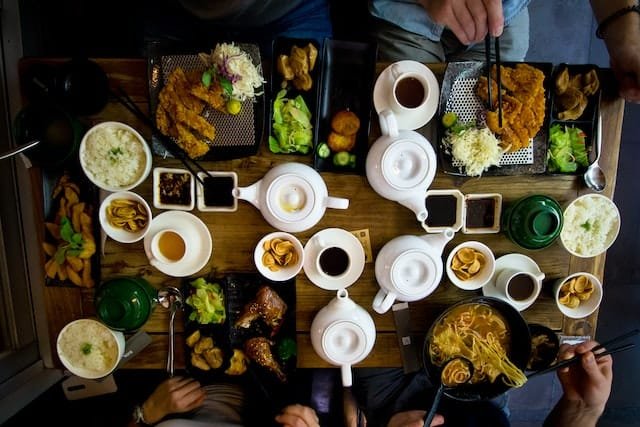platillos de comida